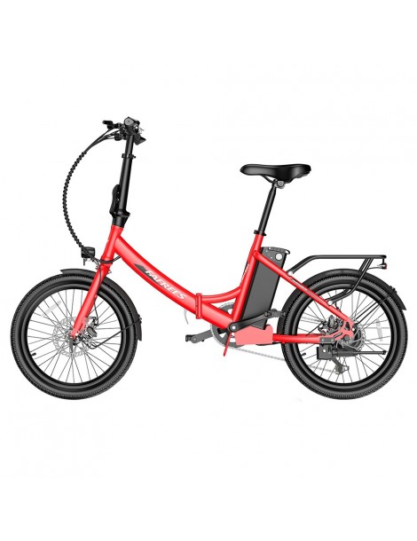 FAFREES F20 Light 20*1.95'' Pneumatico Bicicletta elettrica pieghevole da città motore 48V 250W batteria 14.5Ah - Rosso Offerta Anniversario