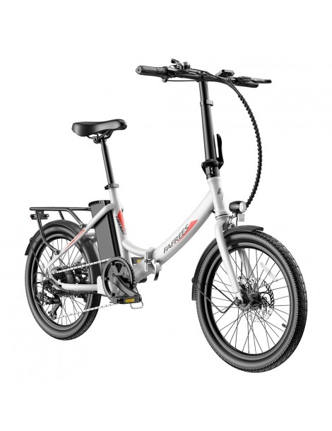FAFREES F20 Light 20*1.95'' Pneumatico Bicicletta elettrica pieghevole da città motore 48V 250W batteria 14.5Ah - Bianco Offerte esclusive