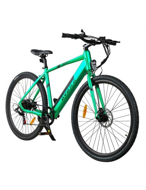 Bicicletta elettrica AVAKA R3 motore 36V 350W batteria 12 5Ah velocità massima 32km/h autonomia 70km - Verde Consegna Veloce