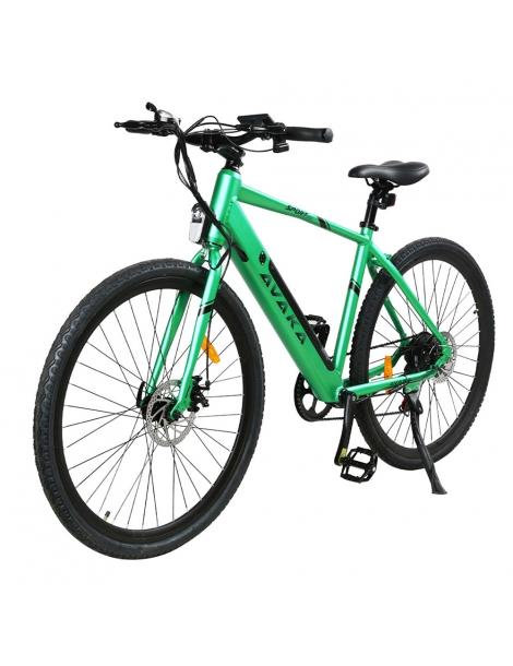 Bicicletta elettrica AVAKA R3 motore 36V 350W batteria 12 5Ah velocità massima 32km/h autonomia 70km - Verde Consegna Veloce