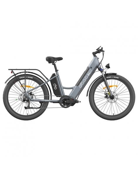 GOGOBEST GF850 26 * 3 pollici pneumatici bicicletta elettrica con motore centrale 500W motore 2 * 10.4Ah batterie - Grigio Affare Del Giorno