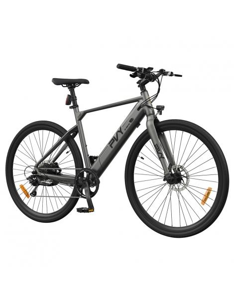 PVY P30 Bicicletta elettrica motore 500W batteria 36V 13.5Ah pneumatico 27.5*2.1” 32km/h 100km impermeabile IP66 - Grigio Online