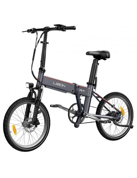 PVY LIBON Bicicletta elettrica pieghevole da città motore 500W 36V 20.4Ah pneumatici 20*2.5” 25km/h 260km - Grigio Saldi