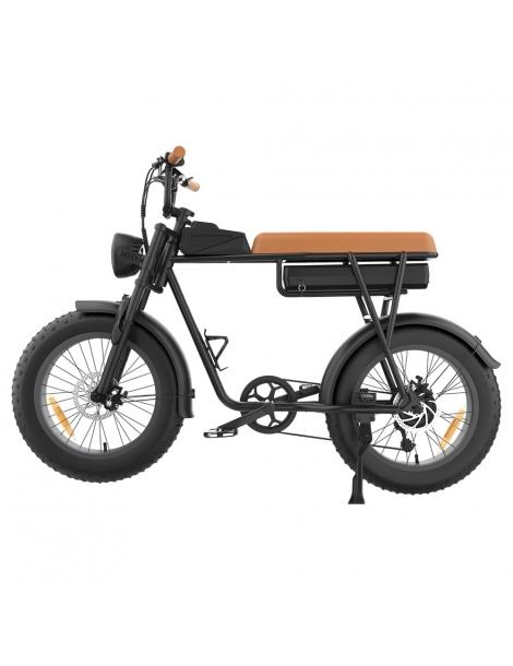 YAMALI FXH-006 Bicicletta elettrica Motore 1000W Batteria 48V 20Ah Pneumatici grassi 20*4'' - Marrone I Più Venduti