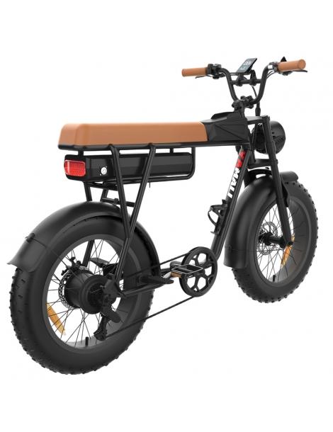 YAMALI FXH-006 Bicicletta elettrica Motore 1000W Batteria 48V 20Ah Pneumatici grassi 20*4'' - Marrone I Più Venduti