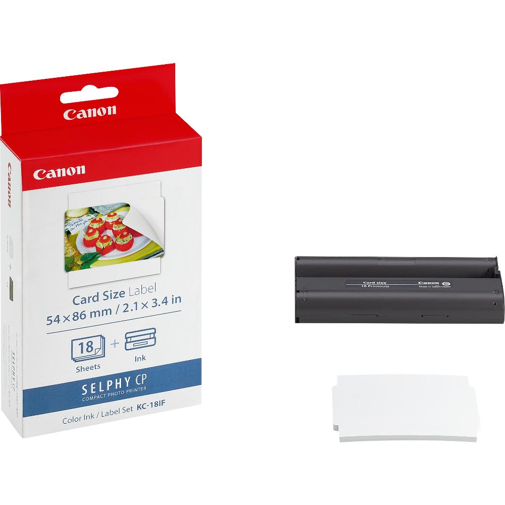 Canon Set inchiostro a colori KC-18IF e carta adesiva 54 x 86 mm 18 fogli