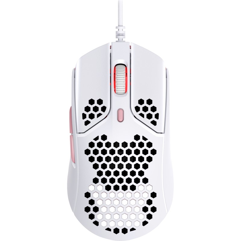 HP HyperX Pulsefire Haste – Gaming mouse (bianco-rosa) Online Outlet