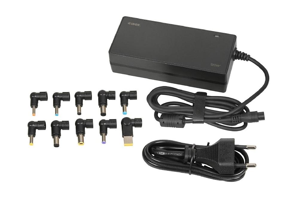 iBox IUZ120WA adattatore e invertitore Interno 120 W Nero In Linea