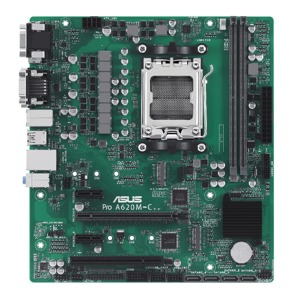 ASUS PRO A620M-C-CSM AMD A620 Presa di corrente AM5 micro ATX Shopping online