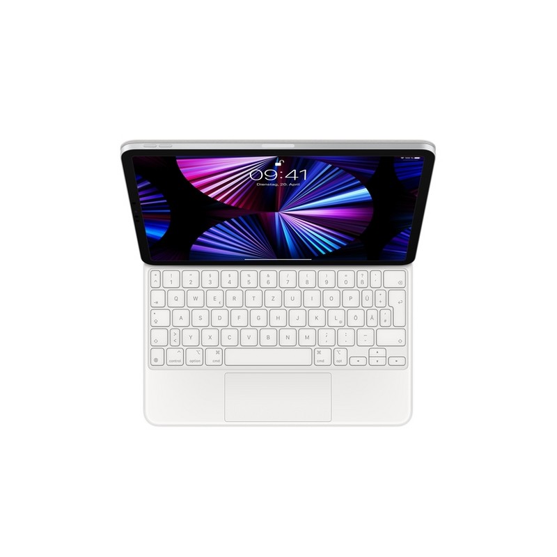 APPLE MAGIC KEYBOARD FOR IPAD PRO 11-INCH (3RD GEN) AND IPAD AIR (4TH GEN) - GERMAN - WHITE - (MIN. 10PZ) 2025