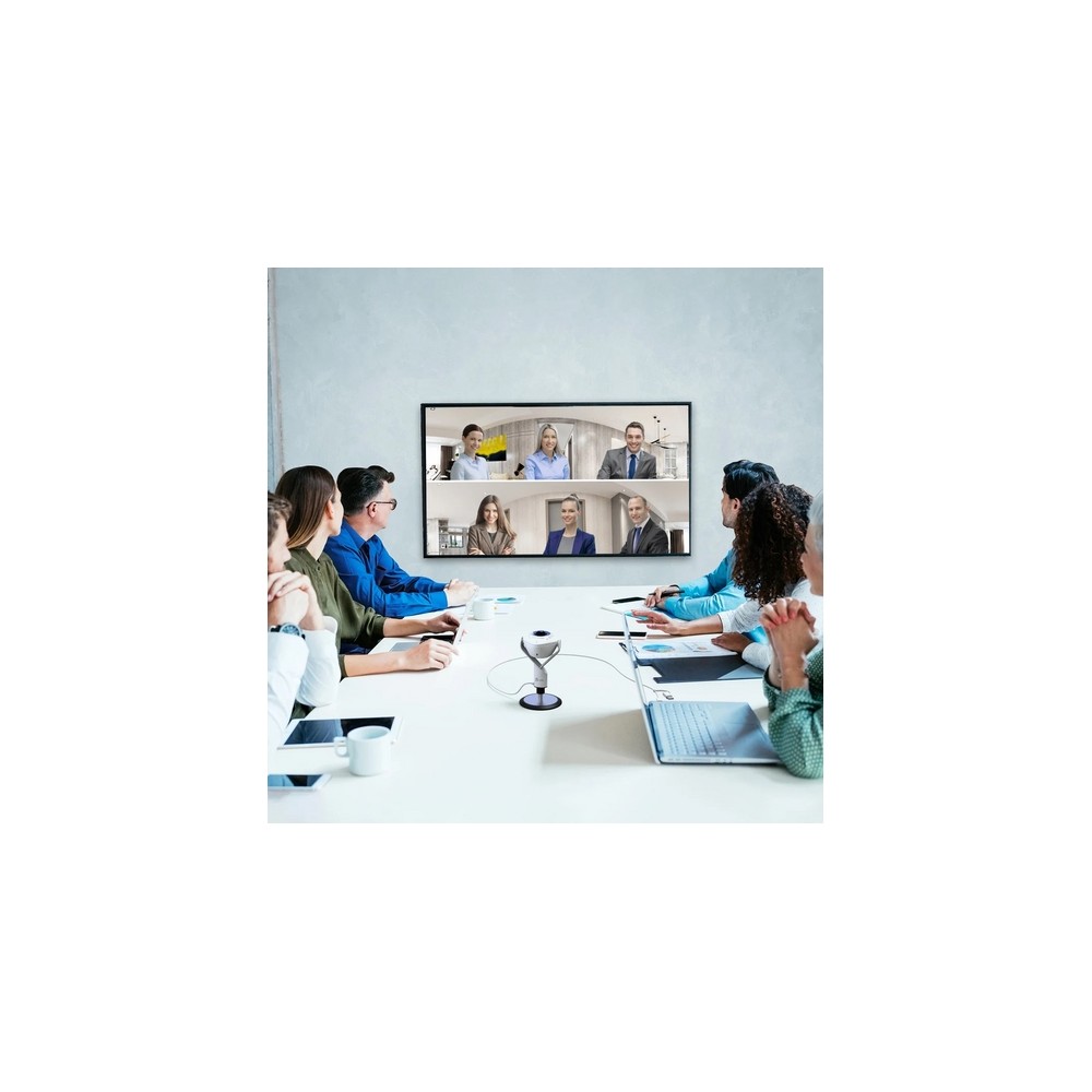j5create 360° AI-Powered Webcam with Speakerphone Offerta per la Festa della Mamma