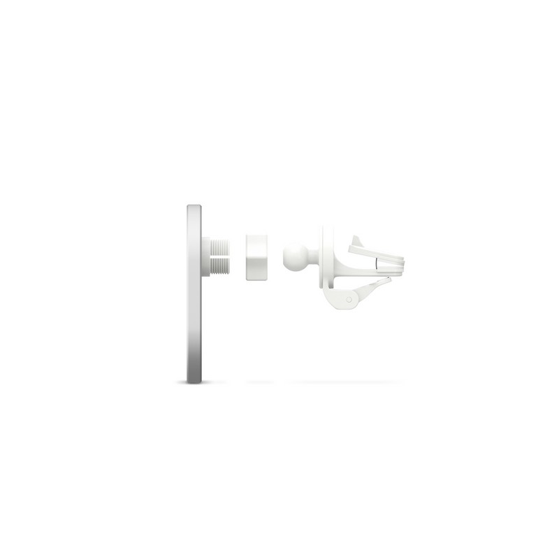 EPICO EPICO ELLIPSE MAGNETIC CAR CHARGER 15W/10W/7 5W + 18W USB-A CHARGER - white Italia