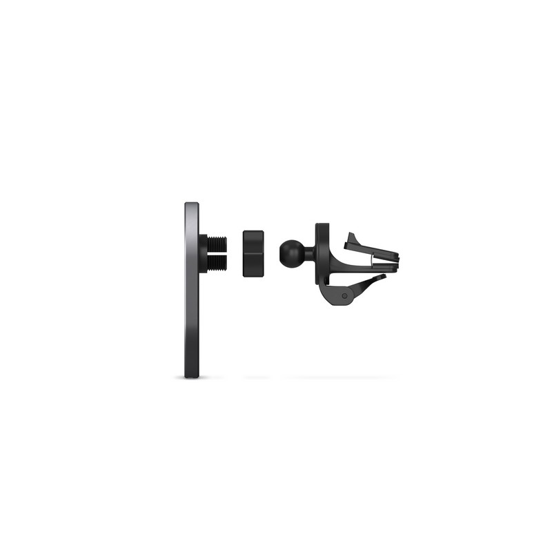 EPICO EPICO ELLIPSE EPICO ELLIPSE MAGNETIC CAR CHARGER 15W/10W/7 5W + 18W USB-A CHARGER - space grey In Linea