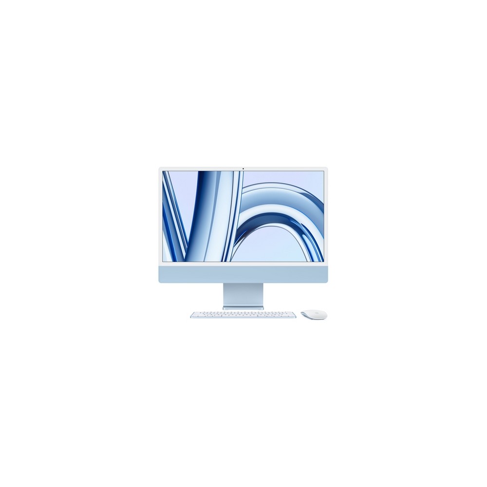 APPLE iMac 24" 256GB SSD - Apple M3 chip con 8-core CPU e 8-core GPU - Blu