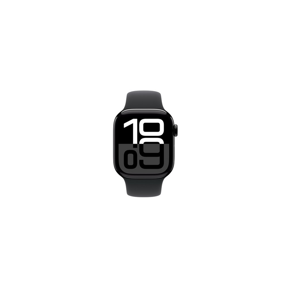 APPLE Apple Watch Series 10 GPS + Cellular 42mm Jet Black Aluminium Case with Black Sport Band - M/L Economico