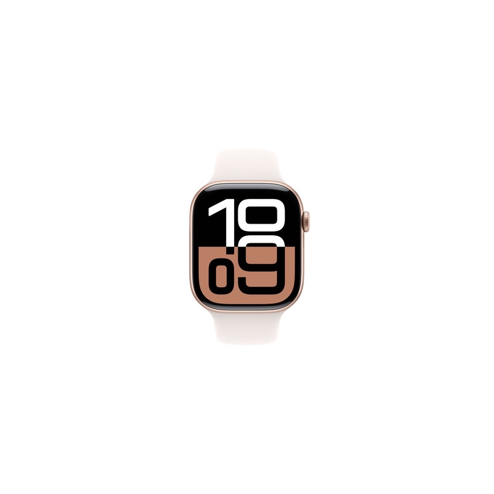 APPLE Apple Watch Series 10 GPS + Cellular 46mm Rose Gold Aluminium Case with Light Blush Sport Band - M/L Sconto di tempo limitato