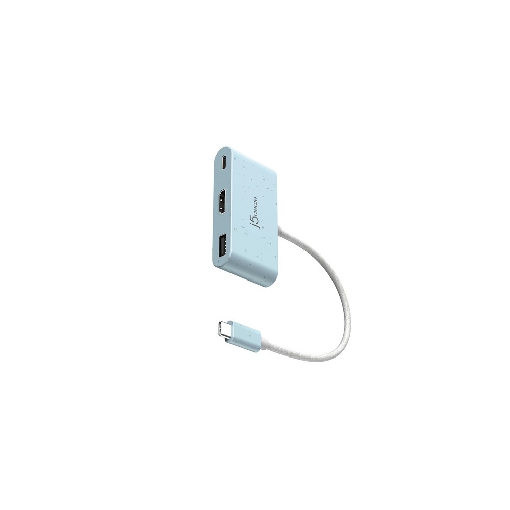 j5create Eco-Friendly USB-C to HDMI & USB Type-A with Power Delivery Esporta salva