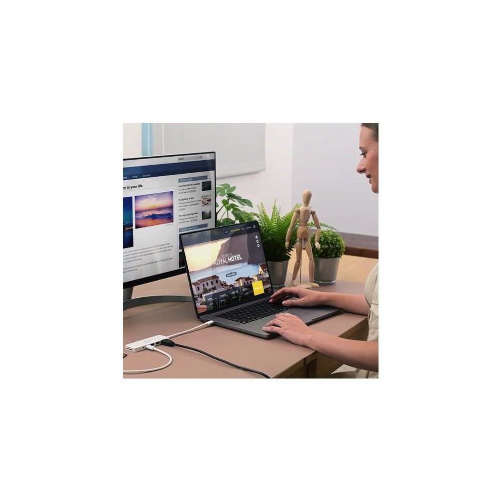 j5create Eco-Friendly USB-C Multi-Port Hub with Power Delivery 2025