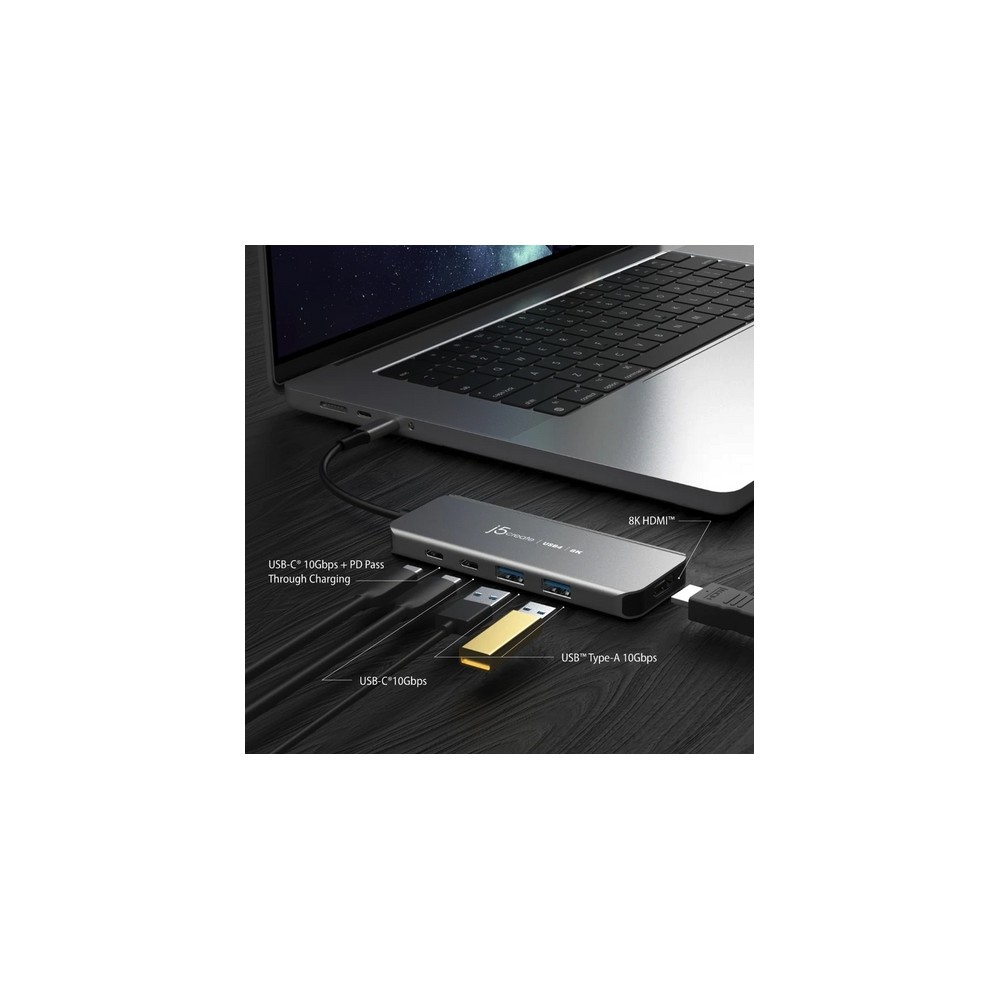 j5create USB4 8K60 Slim Hub Italy