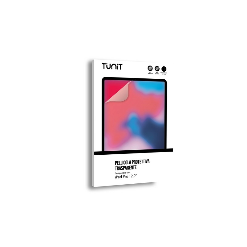 TUNIT Pellicola protettiva trasparente per iPad Pro 12.9"