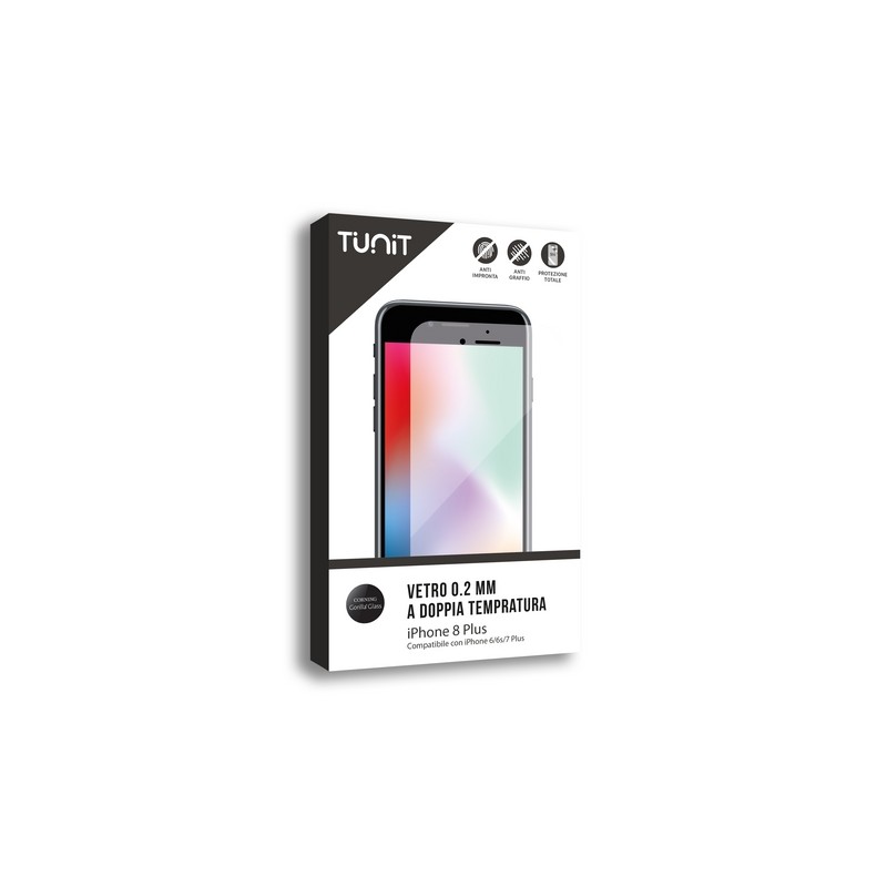 TUNIT Vetro a Doppia Tempratura per iPhone 8 Plus Sconti VIP