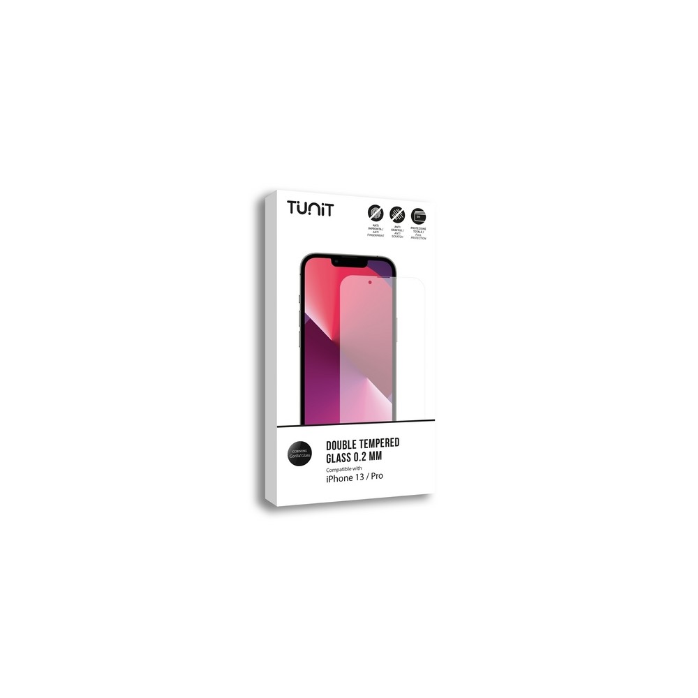 TUNIT TUNIT TEMPERED GLASS - IPHONE 14 Fino al 50% di sconto