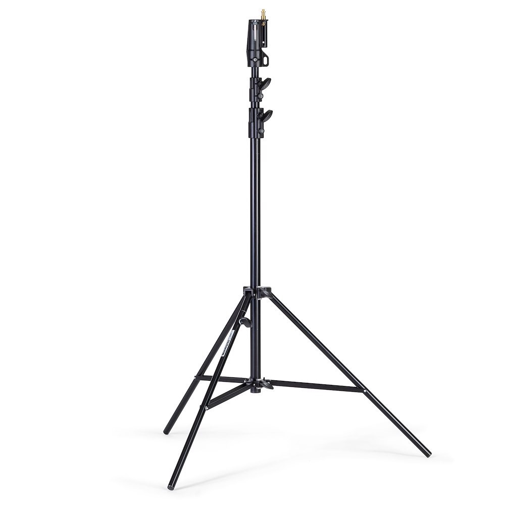 Manfrotto Stativo Alu Cine con gamba di livellamento nero Consegna Veloce