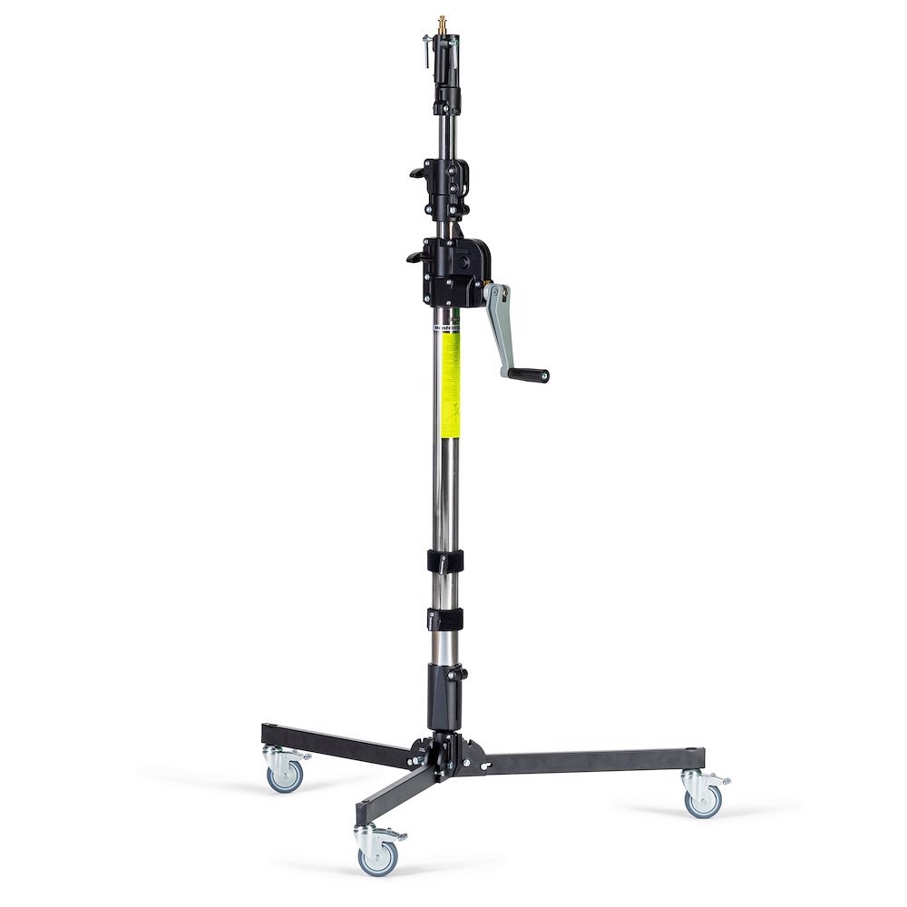 Manfrotto Stativo wind-up 3 sezioni base bassa