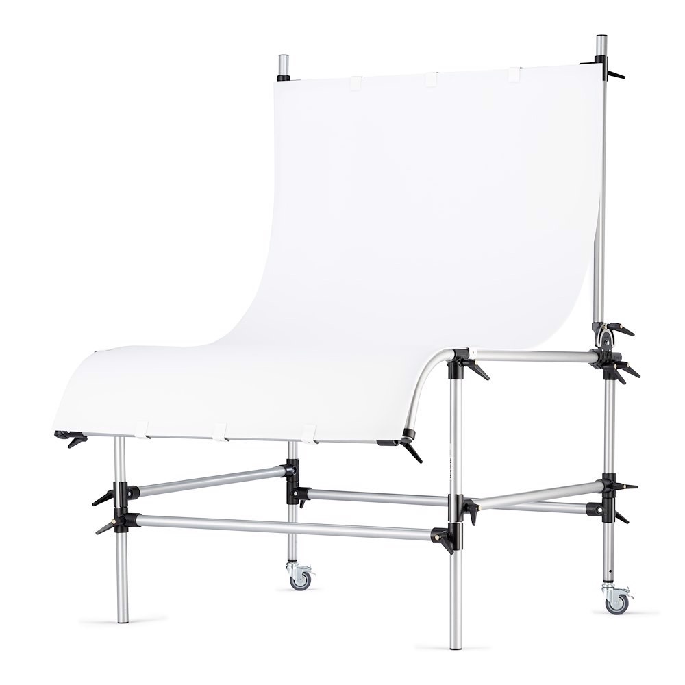 Manfrotto Tavolo still life con pannello in perspex e ruote