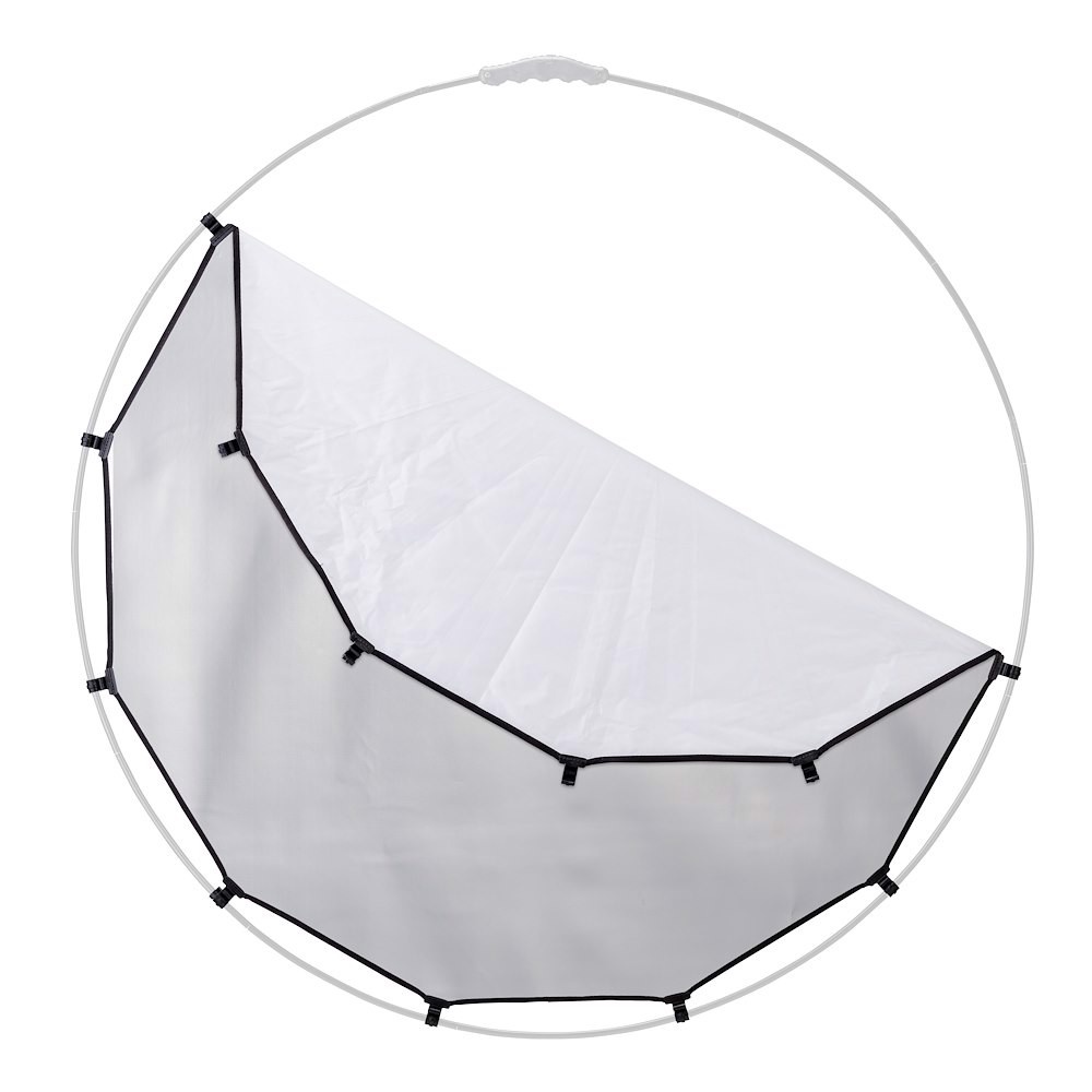 Manfrotto Copertura HaloCompact Plus 98cm (38'') Argento/Bianco