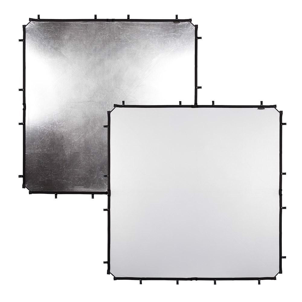 Manfrotto Tessuto SkyRapdid 1 5x1 5m argento e bianco