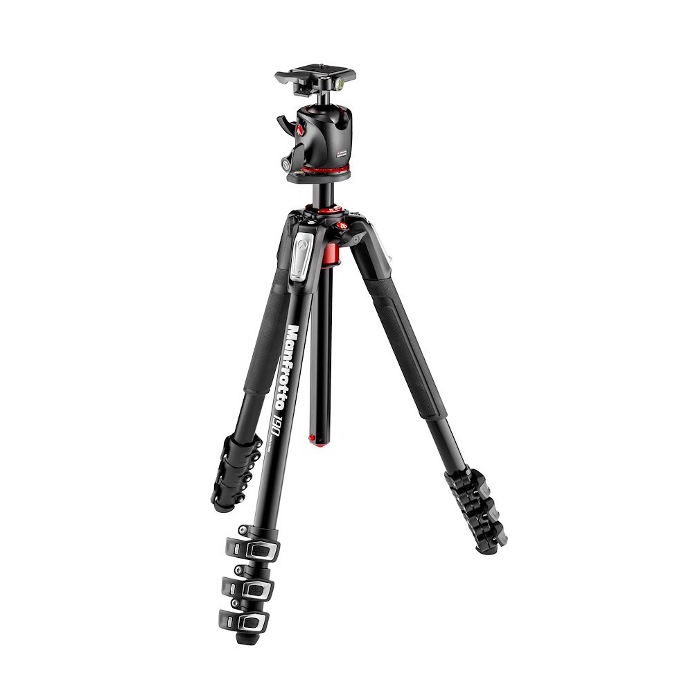 Manfrotto Kit 190 alluminio 4 sezioni con testa a sfera Acquista Ora