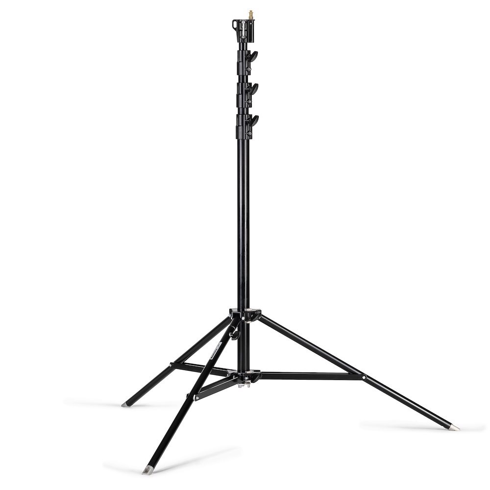 Manfrotto Stativo super nero con gamba di livellamento Grandi sconti
