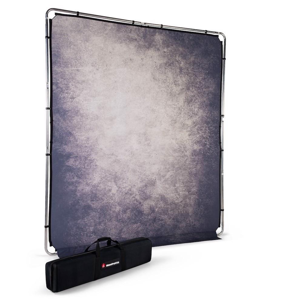 Manfrotto Fondale EzyFrame Vintage 2x2 3m - Fumo Nuovo