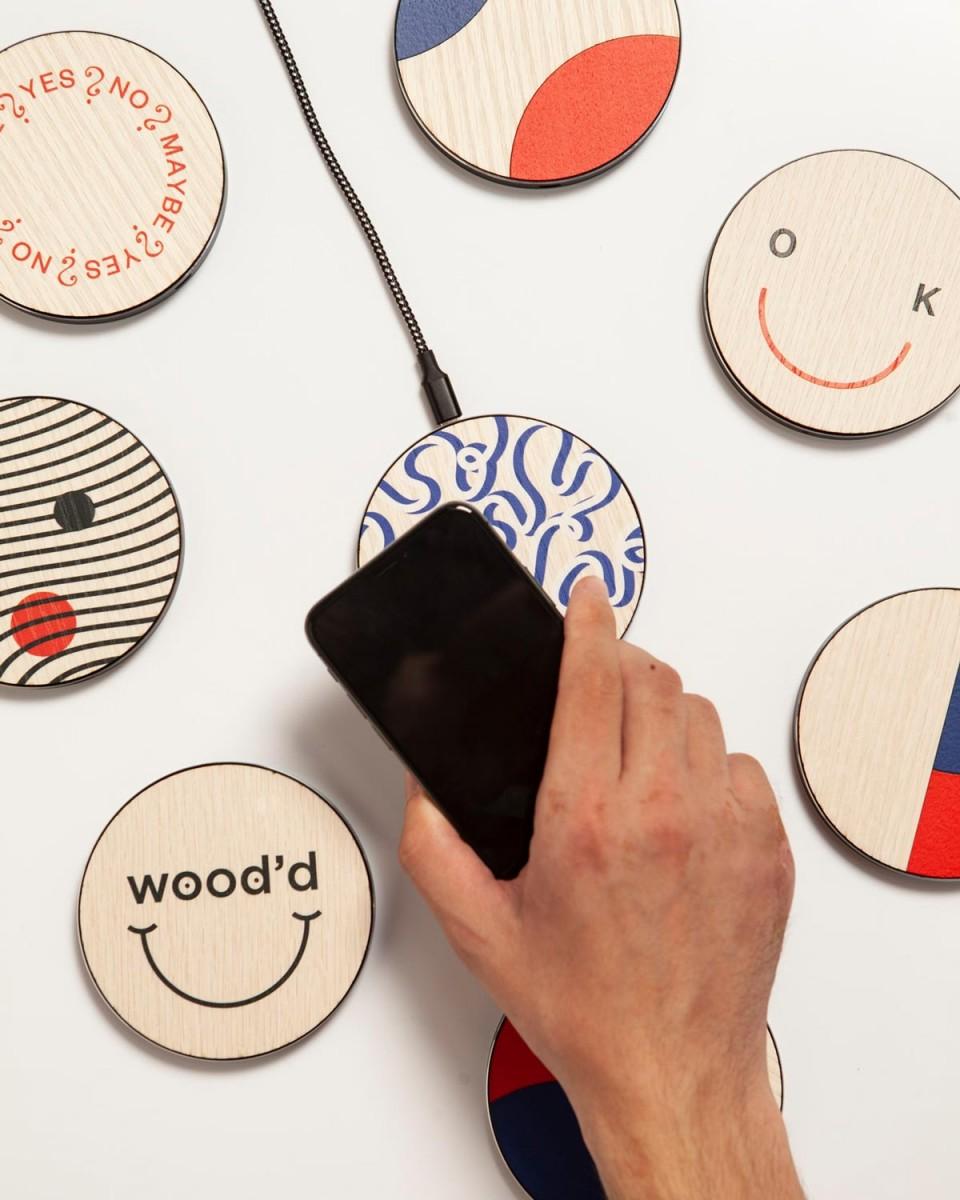 Wood'd Smile Charger Sconto