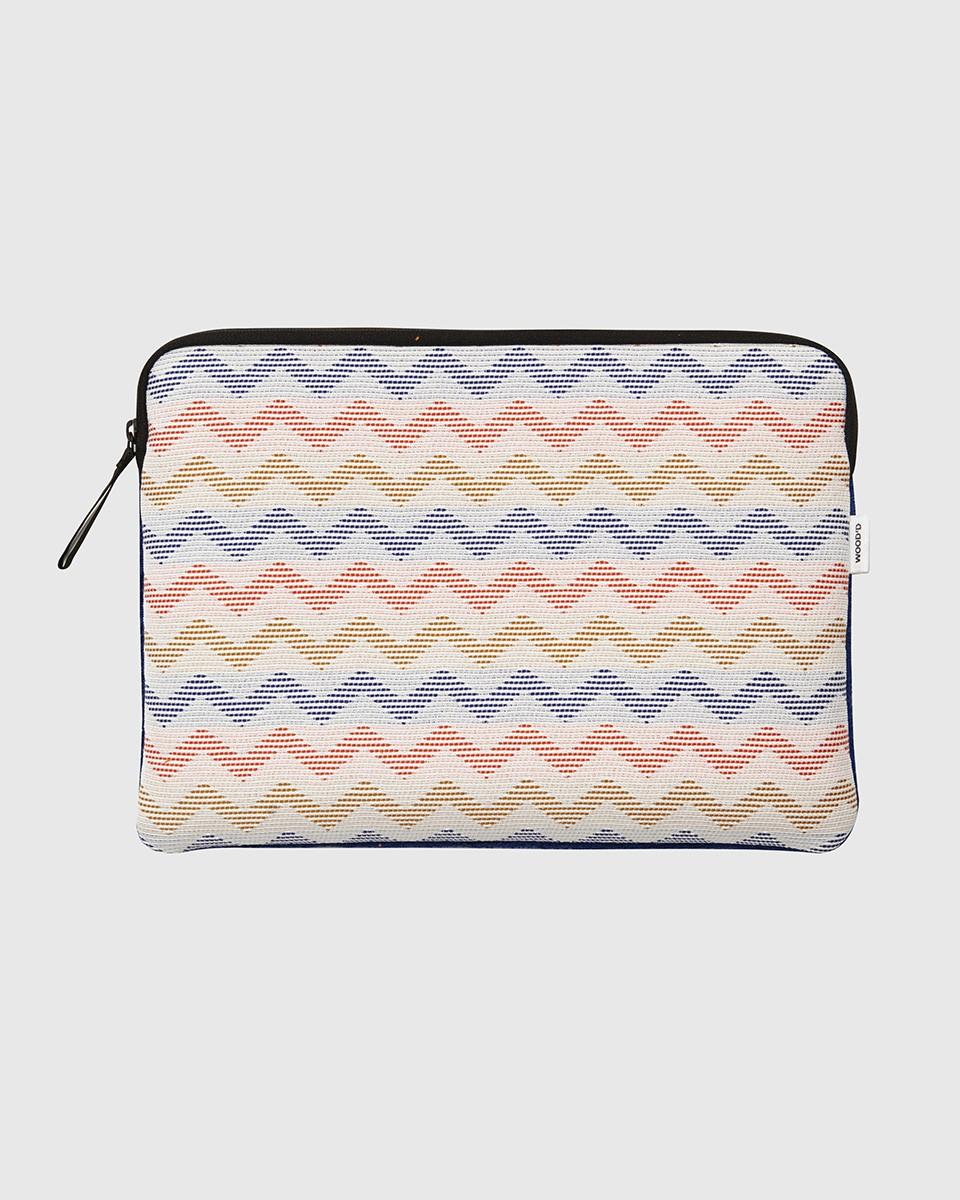 Wood'd Patch Orange Macbook Case Consegna Veloce